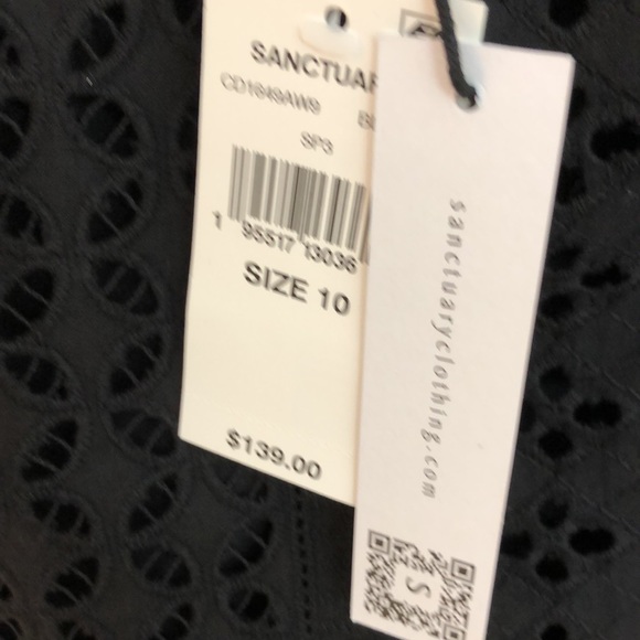 Sanctuary Black Eyelet Mini—final price - Picture 6 of 6
